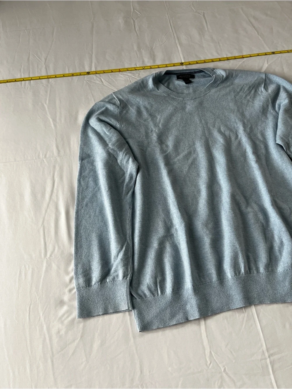 Banana Republic Men's Light Blue Crewneck Sweater
